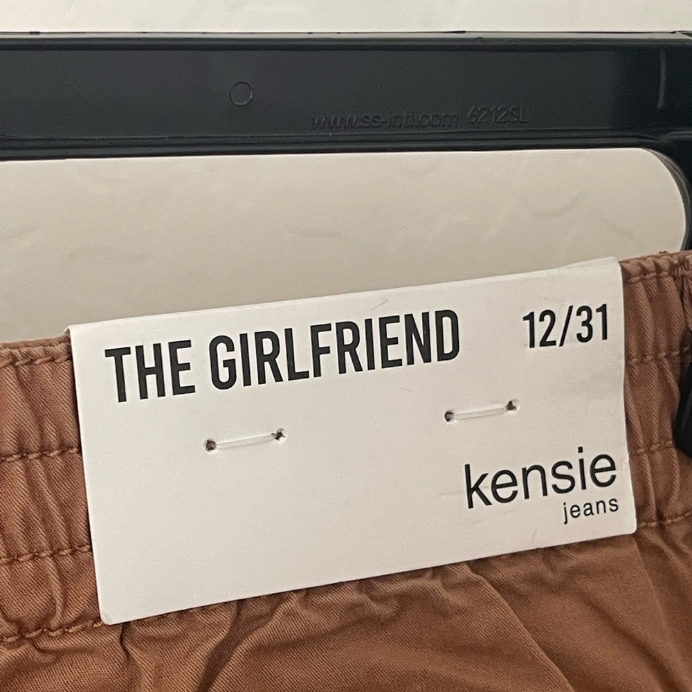 Kensie The Girlfriend Brown Chinos with Drawstring